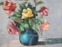 S. Cocco - painting with vase of flowers