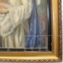 Antique painting Madonna with child oil on canvas, signed and dated