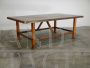 Industrial iron platform table from the 60s