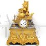 Antique Louis Philippe Parisian pendulum clock with figure of a woman
