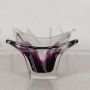 70s centerpiece in purple Murano glass              