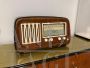 Antique Geloso radio from the 1950s in wood