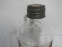 Vintage glass laboratory bottle with stopper
