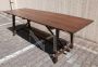Large rectangular vintage table in solid fir