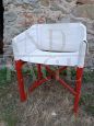 Kartell 4820 red and white chair