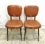 Pair of 1960s leather chairs
