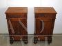 Pair of antique carved bedside tables from the early 1900s