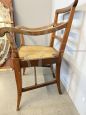 Antique walnut armchair from Italy - Tuscany, late 18th century, Louis XVI period