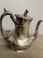 Antique Sheffield silver teapot by Shaw & Fisher, late 19th century