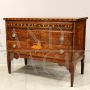 Louis XVI dresser in inlaid walnut, Lombardy - Italy 18th century