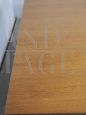 Vintage extendable table in wood and formica, 1970s