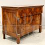 Antique Empire chest of drawers in walnut and briar from the 19th century