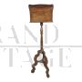 Antique wooden floor lectern