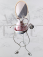 Vintage wash stand set with basin, jug and mirror