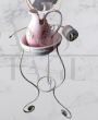 Vintage wash stand set with basin, jug and mirror