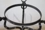 Antique wrought iron and copper brazier, 16th century