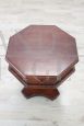 Low octagonal coffee table, Italy 1980s