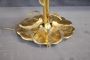 Art Nouveau style brass table lamp, 1980s
