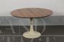 Round table with rosewood top, produced by Grosfillex France, 1971