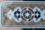 Antique table top in inlaid marble