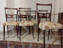 Set of 6 vintage 1950s chairs designed by Paolo Buffa