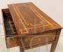 Antique Louis XVI era console table in inlaid walnut, Italy 18th century