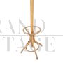 Vintage Austrian coat stand with umbrella stand in bent beech