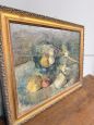 Manfredini - Oil Painting with Still Life, Trieste - Italy 1940s