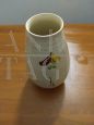Ceramic vase by Bay Keramik for W. Germany with flowers