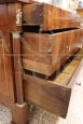 Antique Empire walnut dresser with secret drawer, early 19th century