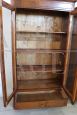 Pair of restored 19th century antique walnut bookcases