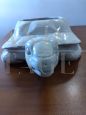 Large white Bassano ceramic container turtle