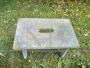 Decorated Shabby Chic bench footrest stool