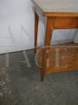 Small vintage table with shelf, Italy 1960s
