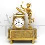 Parisian Empire clock in gilt bronze with Flying Mercury, 19th century    