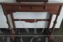 Antique style entrance console with mirror