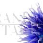 Blue Sun Murano glass pendant light chandelier