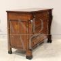 Antique Empire chest of drawers with drop-down top, Italy 1800s