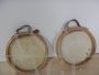 Pair of vintage Olimpia tambourines
