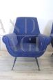 Pair of armchairs designed by Gigi Radice for Minotti, 1950s