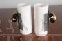 Pair of 1950s Stilnovo style wall lights