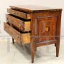Louis XVI dresser in inlaid walnut, Lombardy - Italy 18th century