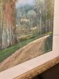Menotti Pertici - pair of pastel paintings with Tuscan landscapes