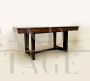 1930s Art Deco table in rosewood and maple wood