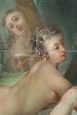 Antique oil painting on canvas in the style of Francois Boucher