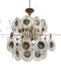 Mid-century Italian chandelier by Gaetano Sciolari, 1970s