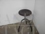 1950s industrial workshop stool in iron 