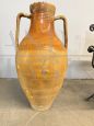 Large antique Apulian capasone oil jar vase from the 19th century