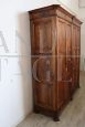 Majestic 19th century solid walnut wardrobe