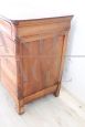 19th century antique rustic walnut chest of drawers